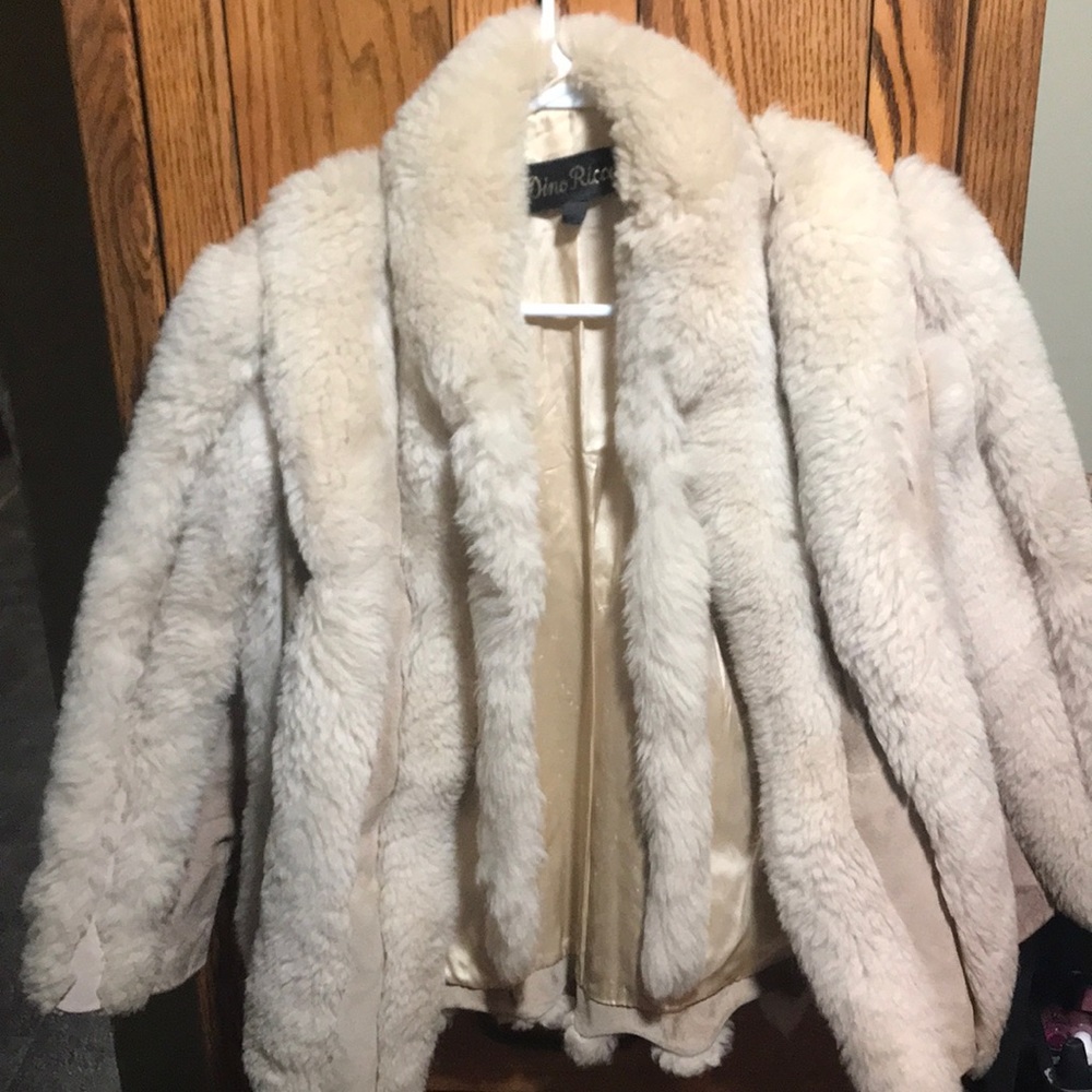 Dino Ricco rabbit fur coat